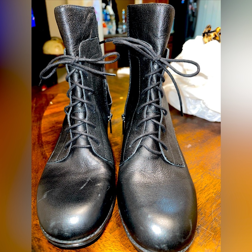 Bandolino BD Clovis Zipper Booties BLACK Size 10M